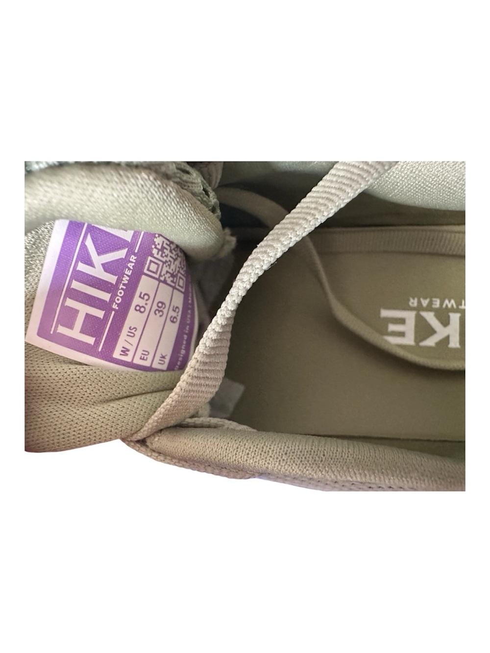 HIKE Footwear HF Women's Flame Sage Green Knit Athletic Sneakers - Picture 4 of 4